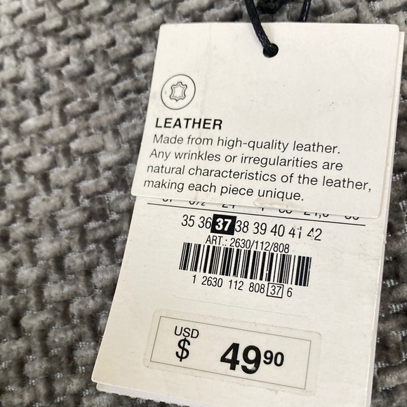 Zara Women's Metallic Silver or Gold Sandals size 37 - Picture 7 of 10